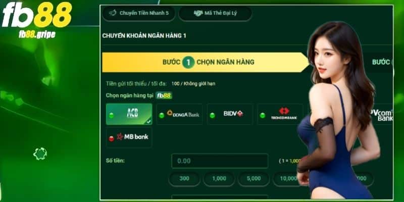 Quy trình nạp tiền FB88 an toàn 